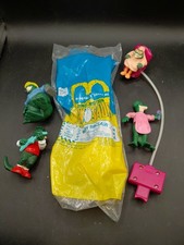 Vintage 1992 McDonald's Dino Motion Dinosaurs Happy Meal Toys 5 Piece Lot