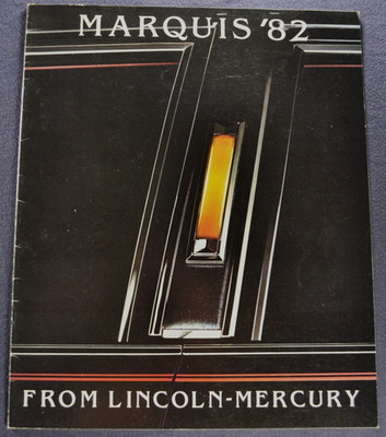 1982 Mercury Marquis Catalog Grand Brougham Colony Park Wagon Excellent Original