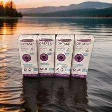 4 Boxs Optase Dry Eye Intense Drops (0.33 Oz)Brand New.