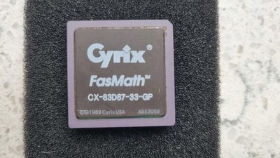 Cyrix FasMath CX-83D87-33-GP FPU Math Coprocessor PGA-68 Ceramic 33MHz