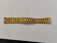 Authentic gold Rolex 8385 Bracelet 20mm for DayDate 18038 custom made diamonds