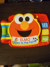 Sesame Street Learning Electronic Musical Book "Elmo Goes to the Farm" Just Play