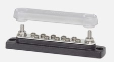 BLUESEA SYSTEMS BUSBAR WITH COVER 2300 10GANG / 48DC / 150A DC electrical 24x