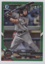 2018 Bowman Chrome Prospects Green Refractor 11/99 Eduardo Diaz #BCP225 i5q