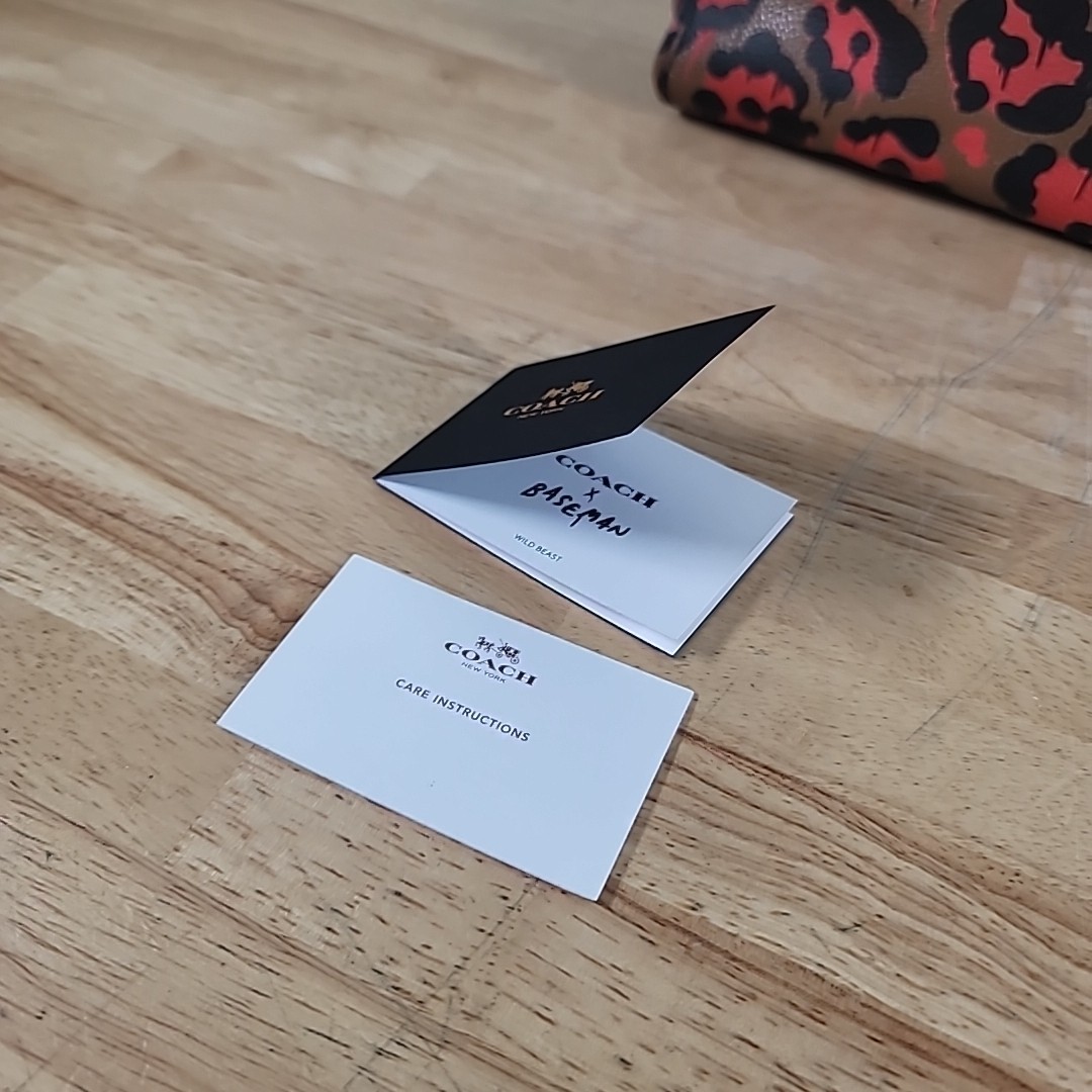 Coach X Baseman Limited Edition Wild Beast Ocelot Animal Prairie Mini Crosby Nwt