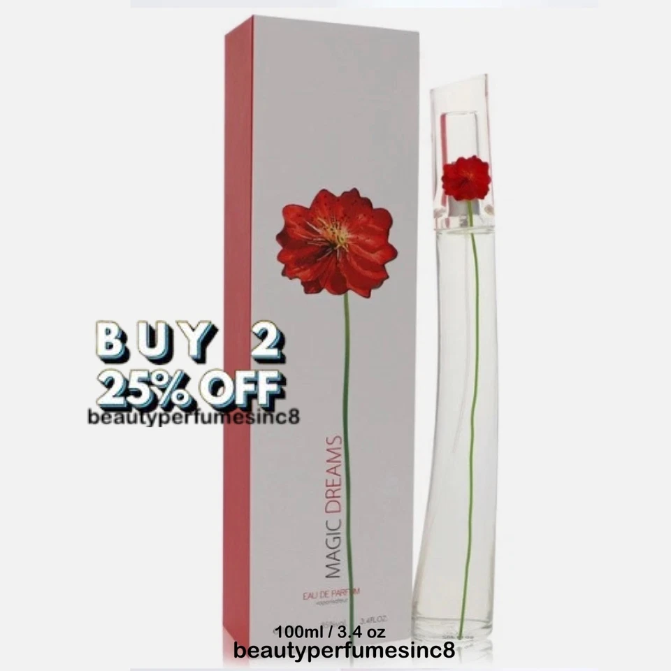 MAGIC DREAMS 3,4 OZ/100 ML EAU DE PARFUM SPRAY PARA MULHERES - Imagem 2 de 4