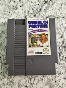 Wheel of Fortune & Monopoly Nintendo NES Game Cartridge Tested Works