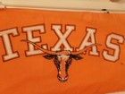 UNIVERSITY OF TEXAS LONGHORNS Orange 3'x5' Flag "BEVO" Logo One Side Rayon NWOT — photo 3