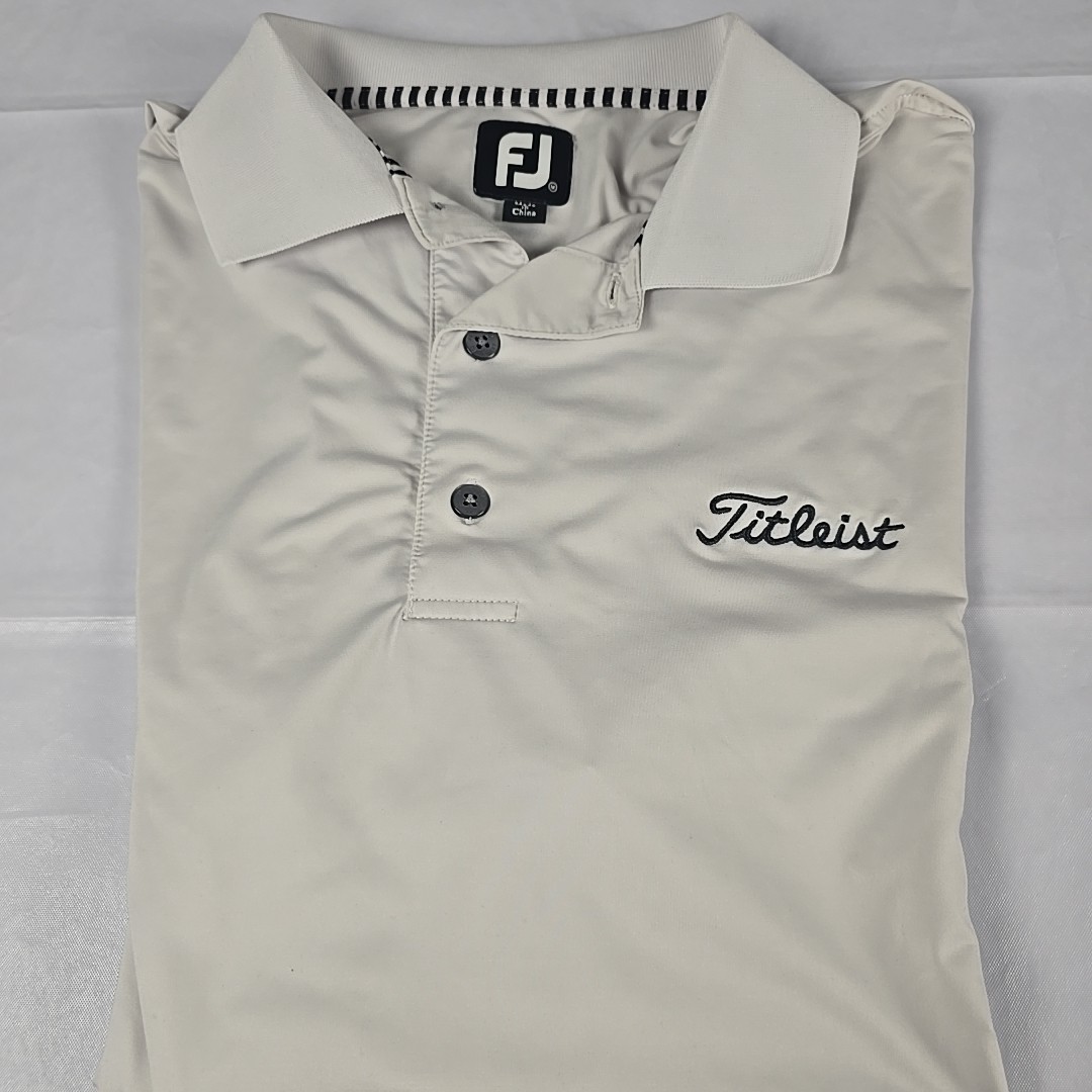 Men’s Footjoy Polo Titleist Tour Logo. XL