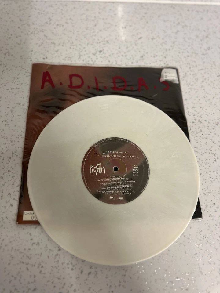 Korn - A.D.I.D.A.S 1997  UK 10" Limited Edition Numbered White Marble Vinyl - Image 2 of 2