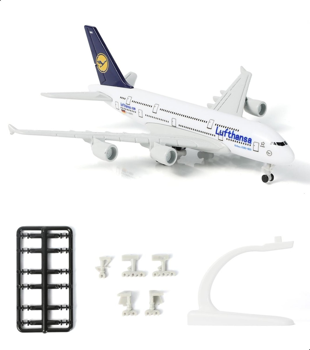 Airbus A380 Lufthansa 1:400 Scale Diecast Model Plane 16CM with