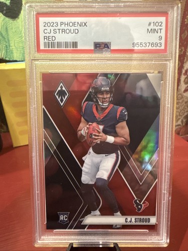 2023 Panini Phoenix - Rookies C.J. Stroud #102 Red /250 (RC) Texans ROY PSA 9 MT