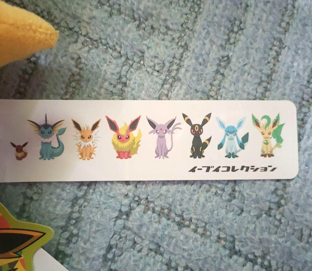 Set of 8 Pokemon Eevee Collection Plush Buiz Complete Rare Toy