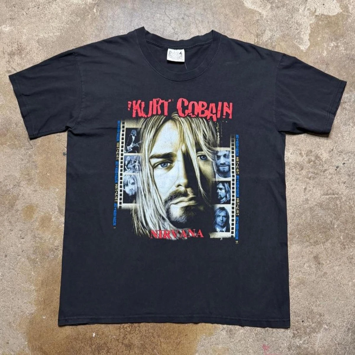Kurt Cobain T Shirt Vintage In Men's T-Shirts for sale - eBay