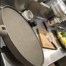 Double Sided Frying/Tava Pan Non-Sticky Frying Pan for Home Use Kitchen UK Stock