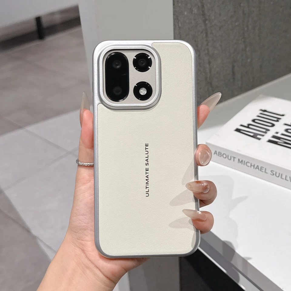 Ударопрочный матовый гибридный чехол для телефона OnePlus 15 с защитой и беспроводной зарядкой - Изображение 2 из 4