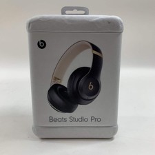 New Beats Studio Pro Wireless On-Ear Bluetooth Headphones Black Gold MC2N4LL/A