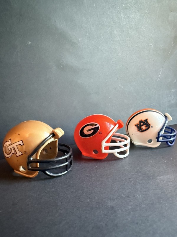 VTG Mini Georgia College Football Team Helmets, Bulldogs, Tigers, Yellow Jackets