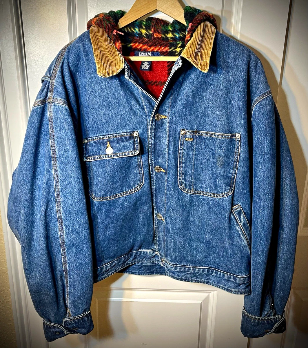 polo ralph lauren jean jacket products for sale | eBay