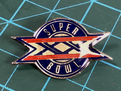 PETER DAVID Super Bowl XX Bears VS Patriots Lapel Pin NFL Football Louisiana Superdome 1986