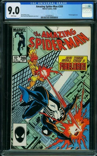 AMAZING SPIDER-MAN  #269 CGC VF/NM9.0  WHITE PAGES!    1215852012