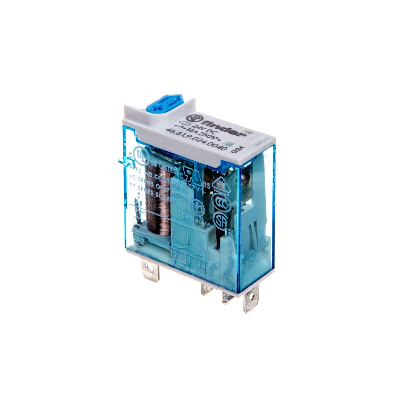 Finder 46.61.9.024.0040 24V Relay SPDT DC 16A (Miniature) 46.61 - Image 5