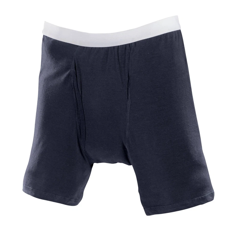 Hombre 10 oz. Calzoncillos boxer para incontinencia, paquete de 3, colores Asst Foto 3 de 4