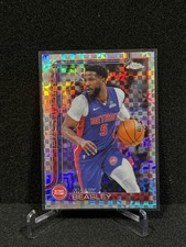 2025-26 TOPPS CHROME BASKETBALL X-FACTOR REFRACTOR MALIK BEASLEY PISTONS #36