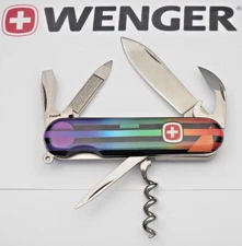 Vintage 1990's WENGER Swiss Army Knife SNIFE - 85mm Commander MYSTIC Handle