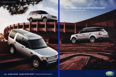 2006 Land Range Rover Sport LR3 2-page Advertisement Print Art Car Ad K03