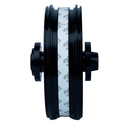 Buje de rueda trasera BeaxTurbo CNC aluminio - diseño Blue Rocket para LOSI Promoto mx negro - Imagen 5 de 7