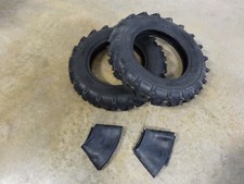 Two New 6.00-16 Bkt As-504 Farm Lug Traction Implement Tires And Tubes 6 Ply I-3