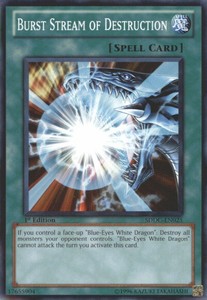 Burst Stream of Destruction - SDDC-EN025 - Common - 1st Edition x3 - Lightly Pla