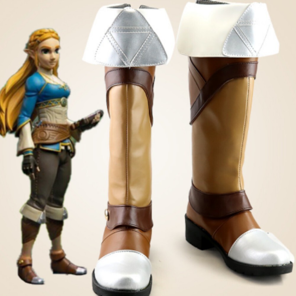 Princess Zelda Shoes Cosplay Women Boots