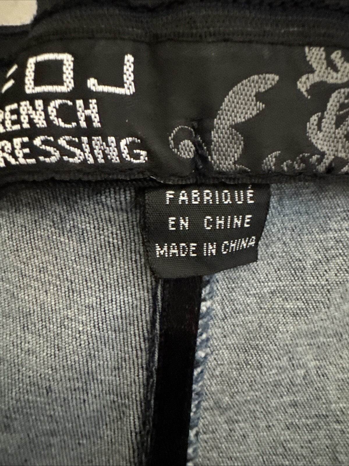 FDJ French dressing jeans side zip stretch elastic waist SZ 14