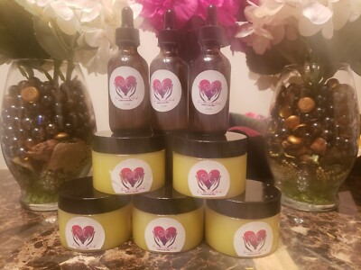 Heavenly Hands 2oz. Hair Serum And 4oz. Hair Grease. Hair treatment that works.