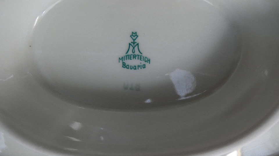 Mitterteich Bavaria große Sauciere weiß mit Goldrand *SEHR GUT* - Bild 4 von 4