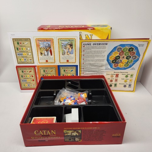 Klaus Truber’s Catan Family Edition Board Game! Complete Set Trade Build Settle - 第 1/9 張圖片
