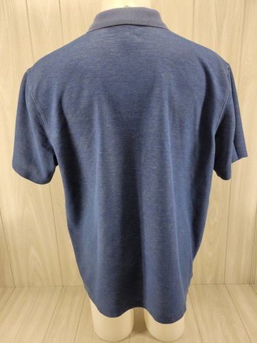 Carhartt K570 Mens XL REG Blue Short Sleeve Pocket Polo Shirt Casual Work - Picture 8 of 11