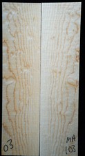 Maple 103 Knife Scales 7.9"x 2"x 7/16" see 100 species in my store