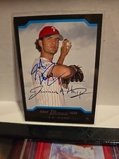 J.A. HAPP Autographed Signed 2004 Bowman ROOKIE card BDP77 Philadelphia Phillies