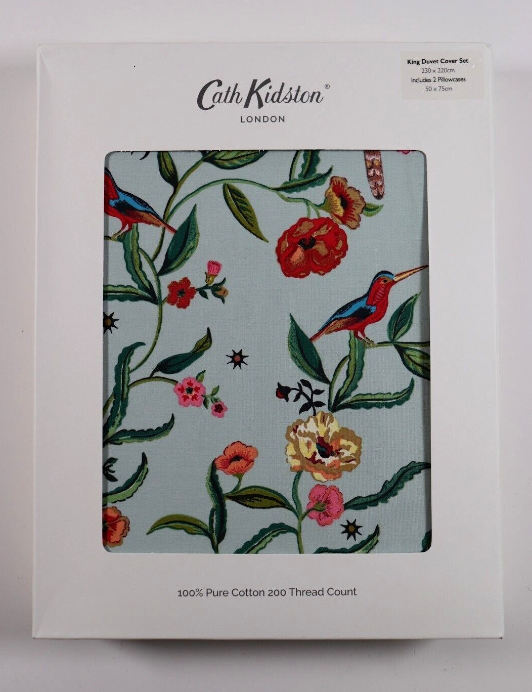 CATH KIDSTON SUMMER BIRDS BEDDING DUVET COVER PILLOWCASES SET ALL