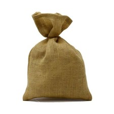 SACCO YUTA JUTA NUOVO TELA PER DECORI OLIVE SACCHI NATALE STOFFA 45X80 SABBIA