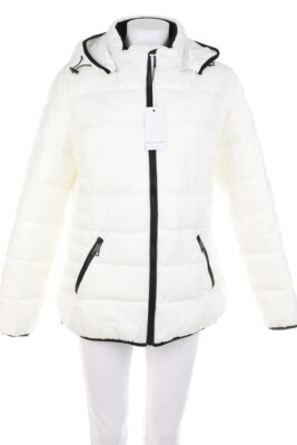 Blue Flame Puffer-Jacke Kapuze D 44 weiß NEU