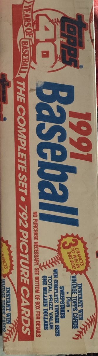 panini topps ウーデゴール　セット Amazon.com: 1991 Topps Baseball Box (36 Packs) Possible