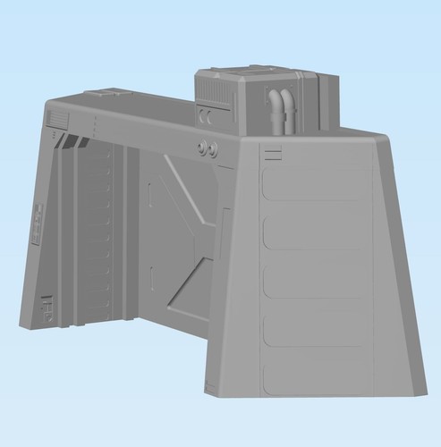 Star Wars Legions - Scenery - Terrain - Imperial Bunker Entrance / Sliding Door - Picture 4 of 6