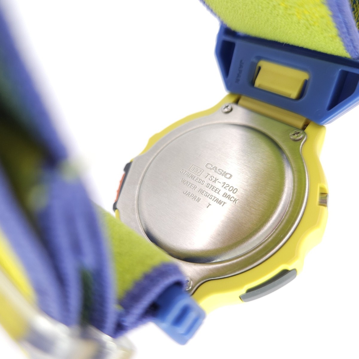 超超希少 新品 CASIO 腕時計 TSX-1200-3T サーモメーター内臓 超超希少 新品 CASIO 腕時計 TSX-1200-3T サーモメーター内臓