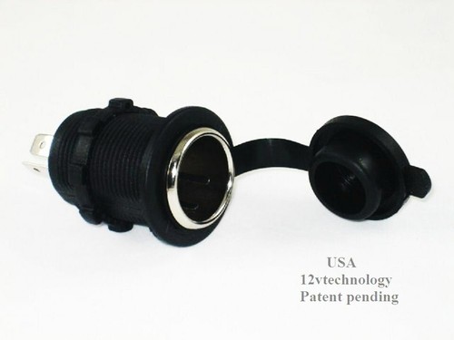 Motorcycle 12V Cigarette Lighter Plug Outlet Mount Handlebar 3/4 to 1-1/4" - Photo 3 sur 4