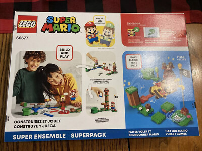 LEGO 66677 SUPER MARIO 2 IN 1 SUPER PACK 71360+71393 244 PCS