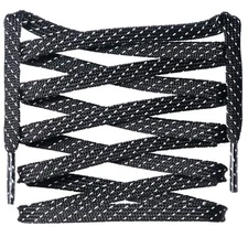 LitLaces - 3M Flat Shoelaces Dotted Reflective for Running Shoes Night Time